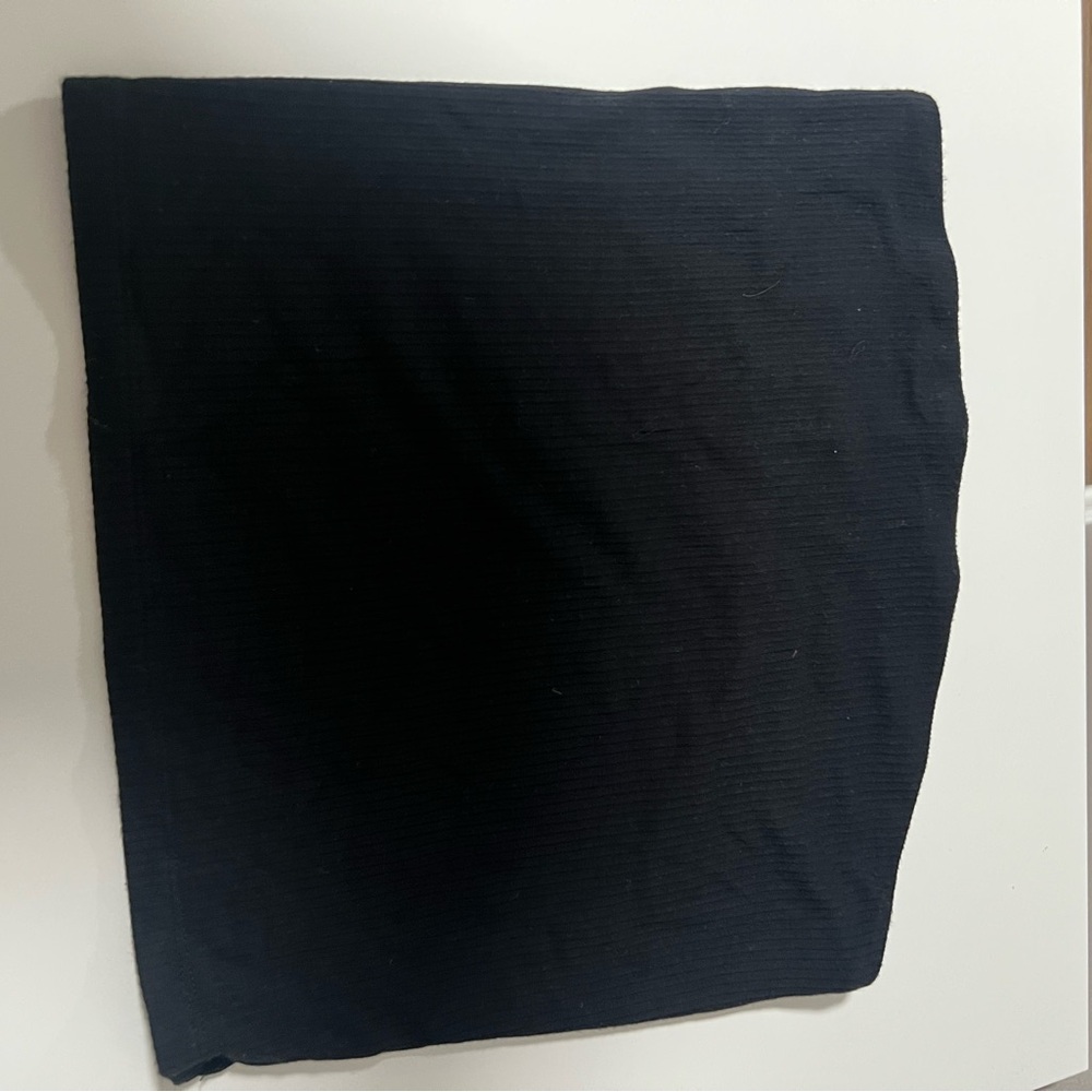 American Eagle Outfitters Black Ribbed Tube Top